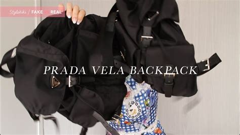 prada vela backpack real vs fake|prada bags counterfeit.